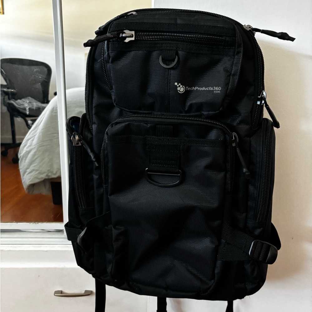 Black Men's Backpack